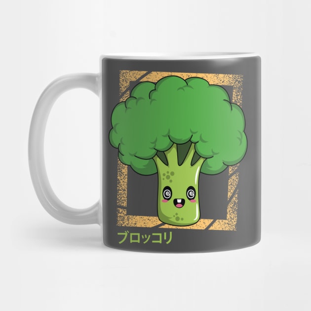 Kawaii Broccoli by spacedowl